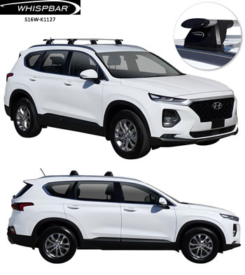 Yakima Whispbar roof racks Hyundai Santa Fe